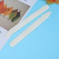 thumbnail image 6 of HEATSHAKING 2Pcs Long Shape Beige Plastic Folder Tools for Paper Crafting and Leatherworking 11.8x1x0.1in Craft Tools, 6 of 8
