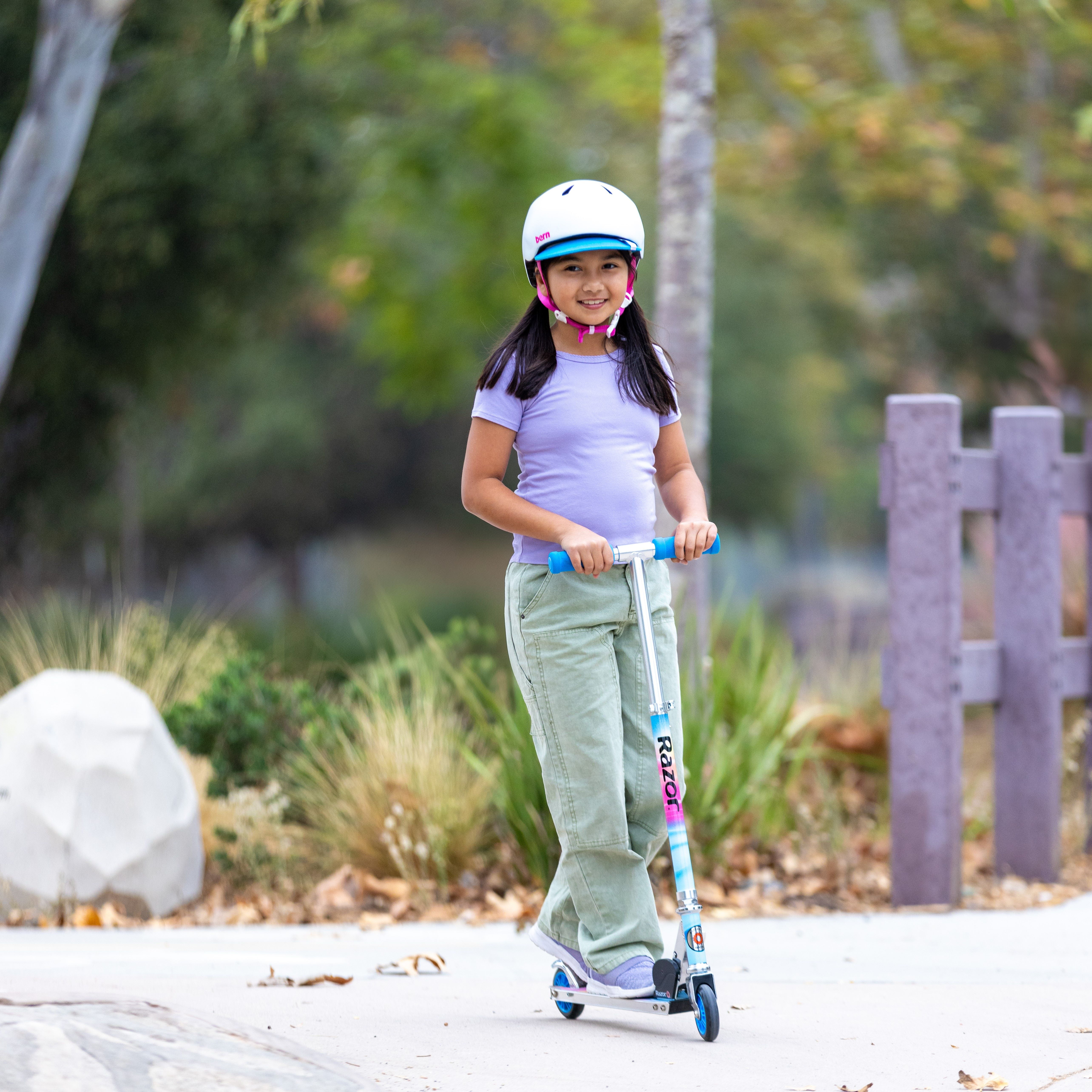 Razor A Kick Scooter - Spring Break Special Edition Graphic, Aluminum, Foldable, for Child Ages 5+