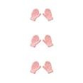 thumbnail image 2 of ZLight 1 Pair Kids Mittens Simple Style Clothes Accessory Solid Color Fingers Cover Beautiful Toddler Mitten for Winter Light pink 3Set, 2 of 6