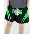 thumbnail image 2 of inlzdz Garçons Enfants Kickboxing Muay Thaï Shorts Amples Imprimé Boxeurs Vert 8, 2 of 5