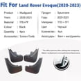 thumbnail image 2 of Exquisite For Land Rover Evoque L551 2020-2023 Front Rear 4pcs Mudguards Fender Mudflaps Car Accessories Mud Flap Guard Splash Mudguard, 2 of 5