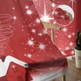 thumbnail image 5 of ERUNPONLY Red Christmas Tree Sheer Curtains 72 Inch Length 2 Panels Set, Xmas Winter Sparkle Star House Voile Window Treatment Curtains Sheers Drapes for Bedroom/Living Room/Kitchen 52"x72"x2, 5 of 7