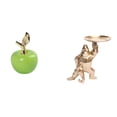 thumbnail image 1 of Escultura De Fruta De Cerámica Y Estatua De Resina Con Bandeja Para Servir, Ideal Para El Hogar, Cafetería, Sala De Estudio, Decoración De Escritorio Para Vacaciones., 1 of 8