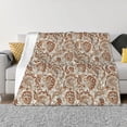 thumbnail image 1 of Fotbe Indian Paisley1 Manta de Franela con Estampado, Manta Ultrasuave para Cama, Sofá, Auto, Hipoalergénica y Antibolitas-60"x50", 1 of 6