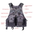 thumbnail image 4 of Bassdash Lightweight and Durable Unisex Fishing Vest Pack, One Size, Grey, 4 of 7