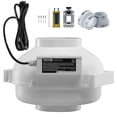 thumbnail image 1 of VEVOR 6" to 4.5" Radon Mitigation Fan System Kit Quiet 380 CFM Inline Duct Waterproof, 1 of 9