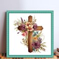 thumbnail image 2 of (11CTACC-2944__C__ 40x40) Hilo algodón ecológico bordado 11CT 3 hebras impresión 40*40cm kit serie flores punto cruz flores cruzadas, 2 of 9