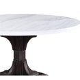 thumbnail image 4 of Acme Furniture Rectangular Marble Top Dining Table, WhiteWeathered Espresso, 4 of 5