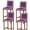 Dark Purple, variant on Gray Geometric Bar Stool Cover Set of 6, Black Greek Key Design Burlap Modern Art Stretch Bar Chair Cover, Removable Washable Pub Counter Stool Chair Slipcover for Kitchen Dining Room Pub Cafe