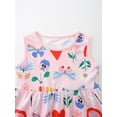 thumbnail image 5 of WIBACKER Toddler Girls Floral Summer Beach Sleeveless Dress Birthday Sundress Everyday Dresses for Kids, 5 of 7