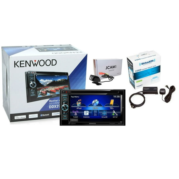 Kenwood DDX371 6.1' DVD Receiver w/ Backup Camera SXV200V1 Satellite