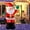 Santa Claus, variant on 5ft Christmas Inflatables Blow Up Yard Decorations, Upgrade Snowman Xmas Inflatable with Rotating LED Lights for Indoor Outdoor Yard Garden Christmas Decorations