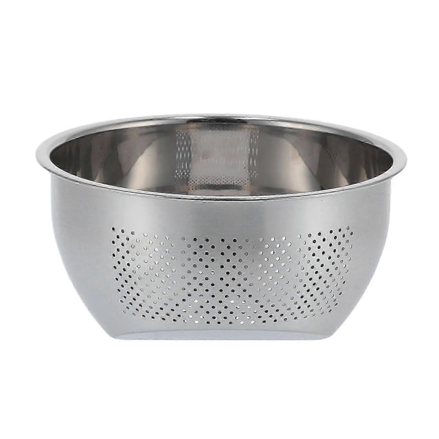 Drain Basket Stainless Steel Sieve Thickened Vegetable Washing Drainer Kitchen Household Rice Basket