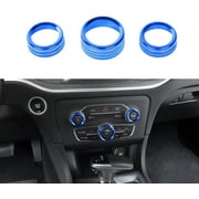 Voodonala for Challenger Radio AC Knobs Air Conditioner Switch Button for 2015-2019 Dodge Challenger Charger Chrysler