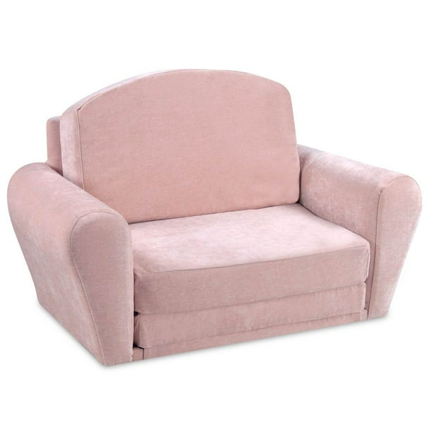 Kid's Sweet Dreamer Sleeper Sofa in Blush Pink - Walmart.com - Walmart.com