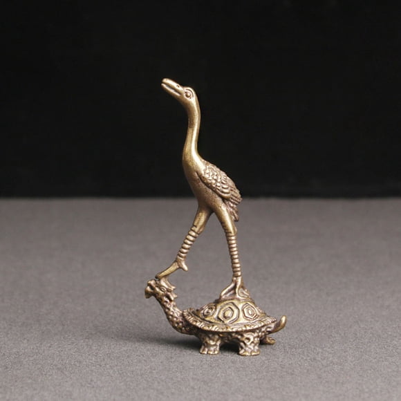 FUEENIRVA Estatuilla De Latón Con Vintage Para De Escritorio Interior