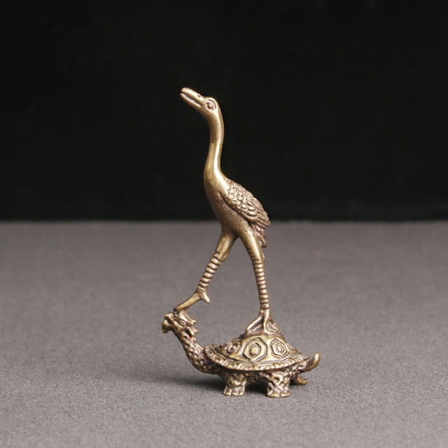 FUEENIRVA Estatuilla De Latón Con Vintage Para De Escritorio Interior