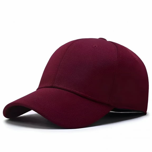 TELOLY Baseball Hat Stretch Men Woman Fitted Closed Elasticity Flexible Flex Caps Hats Claret