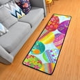 thumbnail image 2 of Coolnut Easter Eggs Pattern Area Rug - 2' x 6' Washable Runner Rugs with Rubber Backing - Non Skid Floor Carpet for Indoor Living Room Hallway Kitchen Home Decor Gifts, 2 of 7