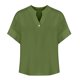 thumbnail image 3 of para las Mujeres Casual de Manga Corta Cuello Redondo Verano Suelto Camisetas Blusa, 3 of 4