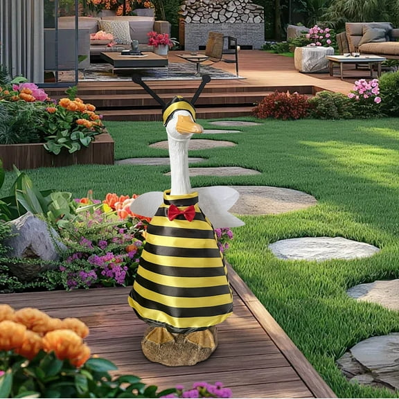 RXMEKW Big White Goose Halloween Costume Suit Outdoor Décor 1-Pc