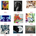 thumbnail image 4 of Bordado 5D DIY Lobo perro diamante de imitación pintura imagen diamante cristal dibujos animados Animal punto de cruz decoración regalo seitruly  JJ14137-01, 4 of 6