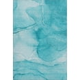 thumbnail image 2 of Addison Rugs Mayfield Washable Transitional Watercolors Teal Rectangle Rug, 8' x 10', 2 of 6