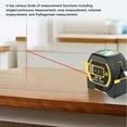 thumbnail image 3 of 3 in 1 Range Finder Tape Measure, The Ruler with LED Display and Data Storage, Digital Tape Measure with Cross Line, 16ft Tape, 135ft Rangefinder, Durable Abs Case, Gift for Man, 3 of 8