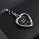 thumbnail image 2 of 6 llaveros de metal con forma de mini marco de fotos, regalo para pareja y familia (corazón), 2 of 4