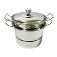 thumbnail image 3 of veasfak Frying Pan Soup Pot Stainless Steel with Kitchen Cookware, Multifunctional Egg Argent soup pot, 3 of 9