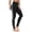 Black, variant on Women's Printed Leggings Side Print Yoga Pants Casual Stretchy Tights Winter Holiday Christmas Patterned Fitness Bottoms, Gray XXL