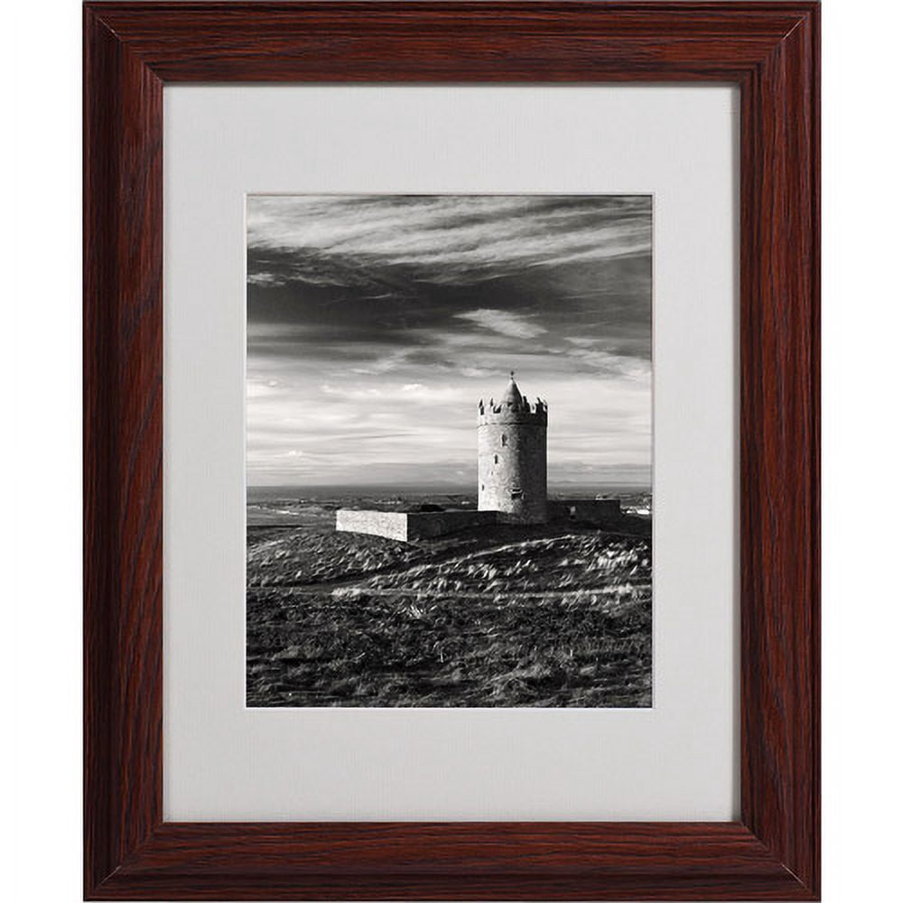 Trademark Fine Art "Doonagore Castle Ireland" Matted Framed Art by Pierre Leclerc