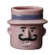 thumbnail image 2 of Maceta pequeña de cerámica con diseño de dibujos animados, ideal como regalo de inauguración de la casa. Hombre rosa, 2 of 8