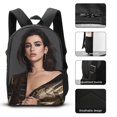 thumbnail image 3 of Dua Lipa Backpack Campus Complete Kit Including 17 Inch Laptop-Compatible Bag and Study Pencil Organizer, 3 of 5