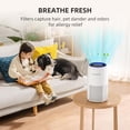 thumbnail image 2 of Air Purifier for Home Bedroom, AromaRoom H13 HEPA Air Filter For Smoke Pollen Dander Hair Smell Air Cleaner, 3-in-1 Filter with S, 2 of 8