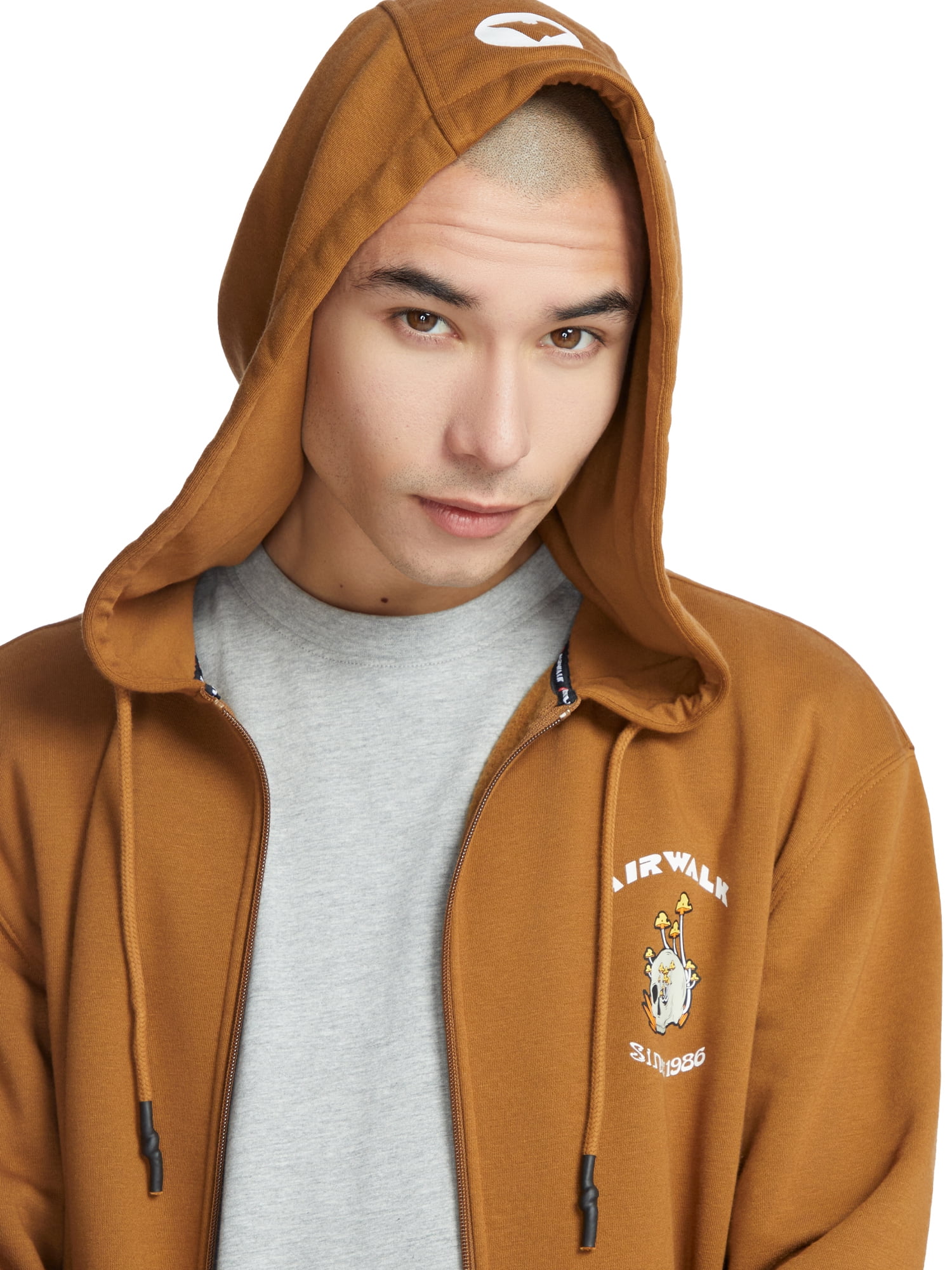 Airwalk Men's & Big Men's Zip Up Hoodie Sweatshirt, Sizes XS-3XL