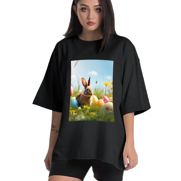 Plus Size Shirt for Women Black Tops for Women Short Sleeves Shirt for Women Easter T Shirt Crewneck Shirt for Women XS