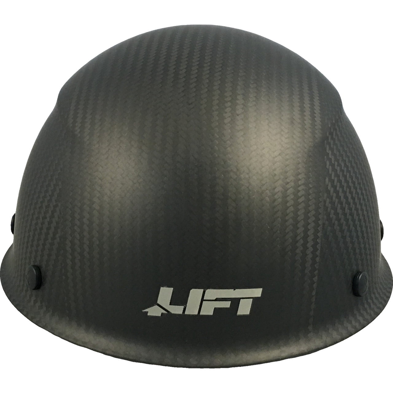 Lift Safety Actual Carbon Fiber Hard Hat - Cap Style Matte Black