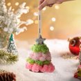 thumbnail image 2 of Adornos navideños, adornos navideños, regalos navideños. Adorno para árbol de Navidad de peluche tejido con estrellas. Pieza decorativa festiva y encantadora. Colgante de árbol de peluche tejido con e, 2 of 4