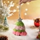 thumbnail image 3 of Adorno Navideño de Peluche de Punto con Estrella En La Punta: Decoración Festiva con Detalles de Madera y Cinta, Fácil de Colgar., 3 of 5