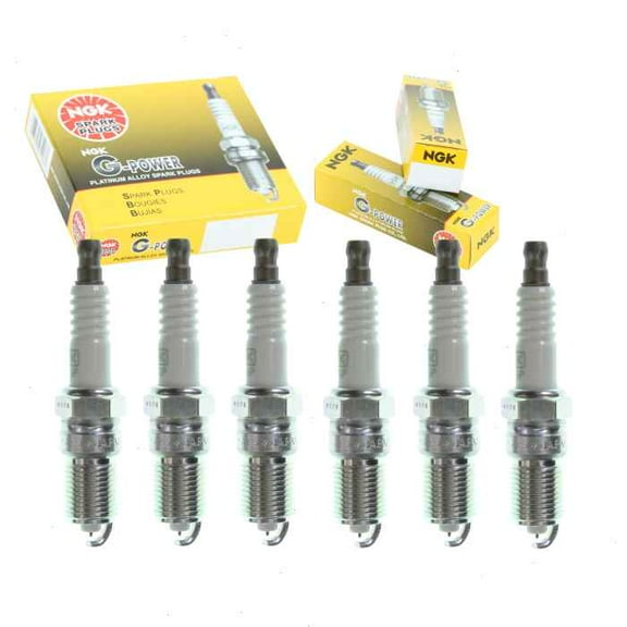 6 pc NGK G-Power Spark Plugs compatible with Mazda B3000 3.0L V6 1999-2001
