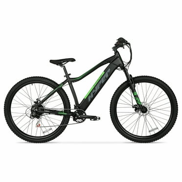 29" Hyper Bicycles 36V Class 2 Electric Mountain Bike for Adults, 350W E-Bike Motor, Black