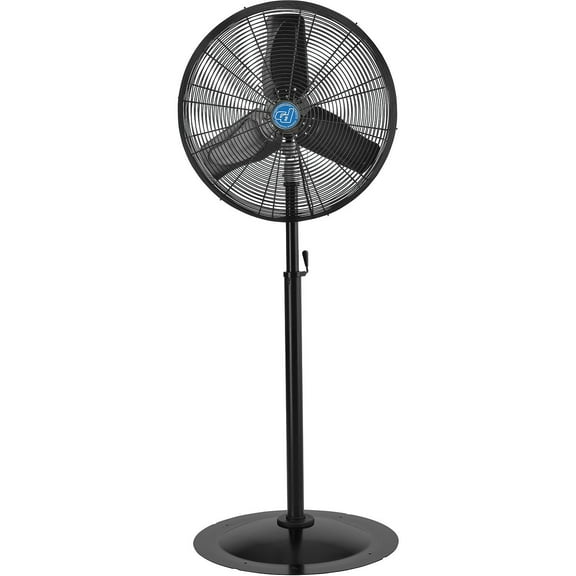 Premium 24" Oscillating Pedestal Fan - 1/2 HP - TEAO Motor - 9400 CFM