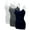 3Pk - White, Hth Charcoal, Navy, variant on Women's Basic Casual Long Camisole Adjustable Strap Cami Layering Top, 2xl, Purple