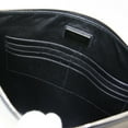 thumbnail image 6 of Pre-Owned Prada Saffiano Leather Clutch Bag Pouch Square Embossed Genuine Black... (Good), 6 of 10