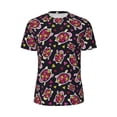thumbnail image 5 of Wukai Ladybug Print Men's Short-Sleeved Mesh T-Shirt,Quick-Dry Short Sleeve Workout T-Shirt-Medium, 5 of 8