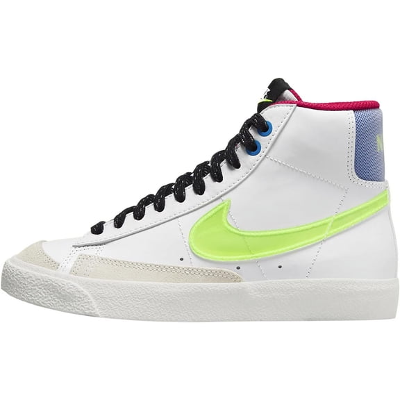Big Kid's Nike Blazer Mid '77 White/Volt-Hyper Royal (DV2234 100) - 6.5