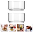 thumbnail image 3 of 2Pcs Glass Bowl Storage Holder Salad Fruit Container Kitchen Accessory Jar, 3 of 5