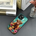 thumbnail image 7 of Punmada for iPhone 16 Compatible with Magsafe Full Body Protective Glossy Case, For Girl Boy Shockproof Magnetic Charge Esthetics Pattern Flower Highland Cow, 7 of 7