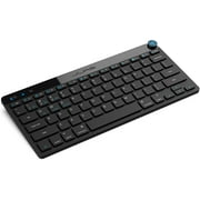 Go Wireless Keyboard | Black | Connect Via Bluetooth or USB Wireless Dongle | Multi-Device Ultra-Compact for a